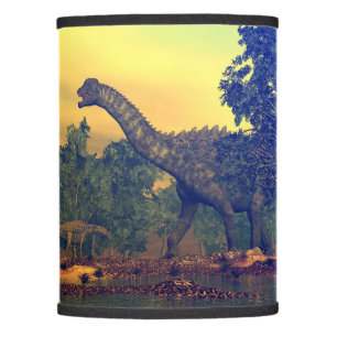 Ampelosaurus dinosaurs lamp shade