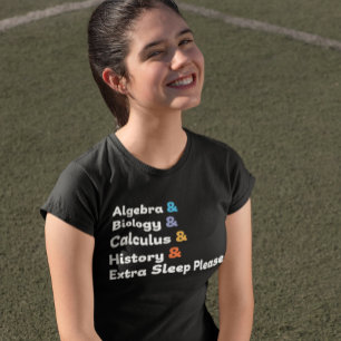 Ampersand Algebra Biology Funny Back to School T-Shirt