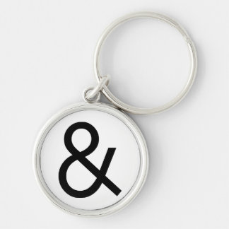 Ampersand - Black Keychain