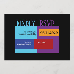 AMPERSAND B'NAI MITZVAH Bar Bat Mitzvah Reply Card