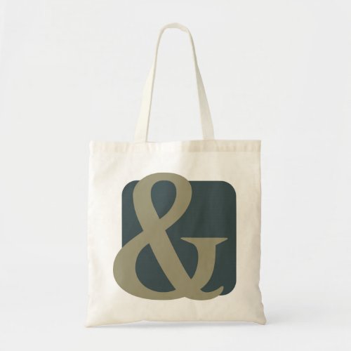 Ampersand design tote bag