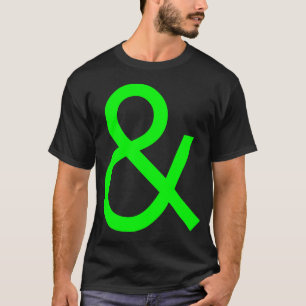 Ampersand - Green on Dark T-Shirt