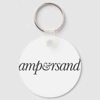 ampersand keychain
