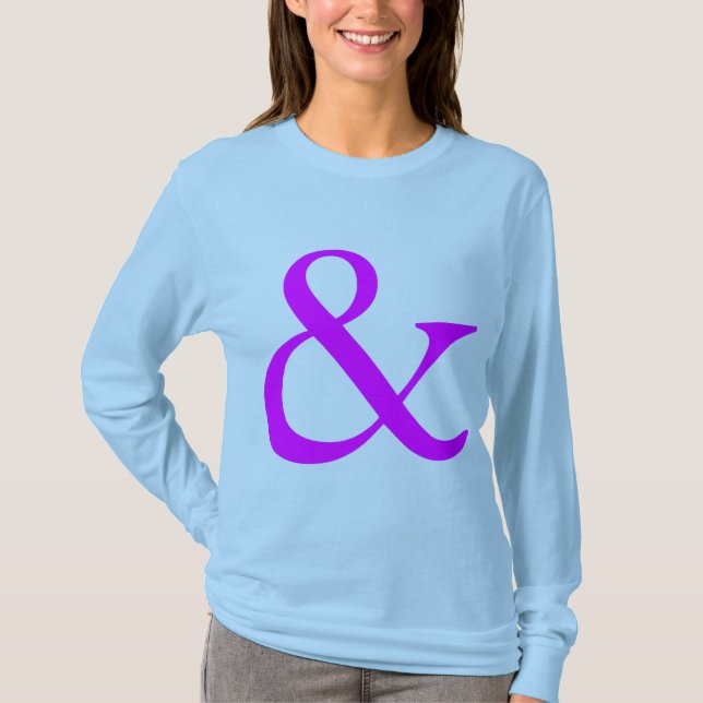 Ampersand - Magenta T-Shirt (Front)