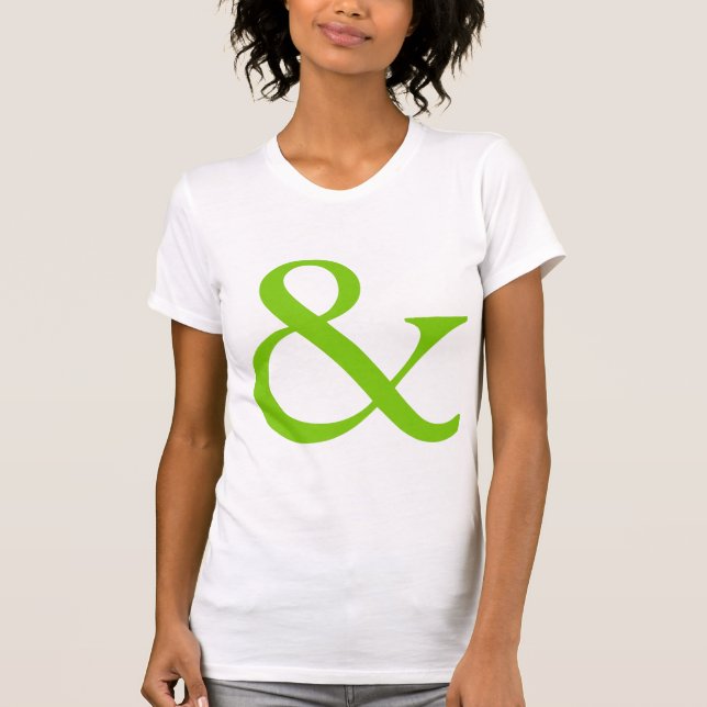 Ampersand - Martian Green T-Shirt (Front)