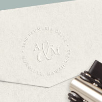 Ampersand Monogram Return Address
