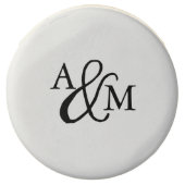 Ampersand Monogram Wedding Chocolate Covered Oreo (Front)