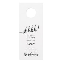 Ampersand Monogram Wedding Welcome/Do Not Disturb Door Hanger Ampersand Monogram Wedding Welcome/Do Not Disturb Door Hanger