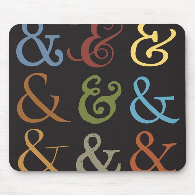 ampersand mouse pad (Front)