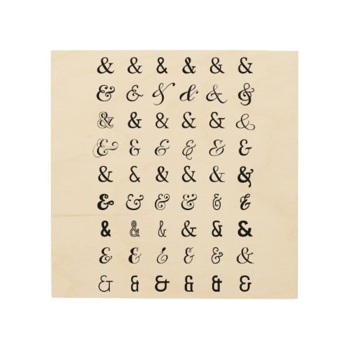 Ampersand signs