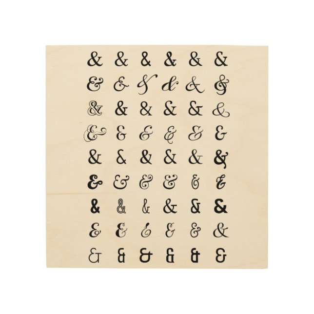 Ampersand signs (Front)