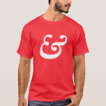 Ampersand T-shirt at Zazzle