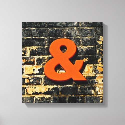 Ampersand The Joiner Canvas Print