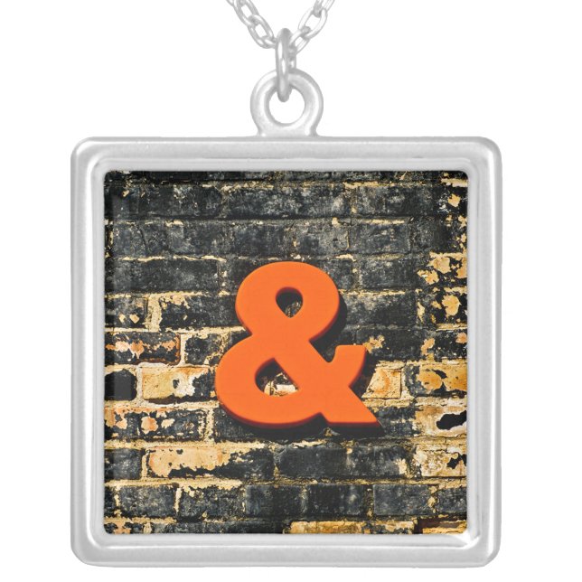 Ampersand The Joiner Silver Plated Necklace (Front)