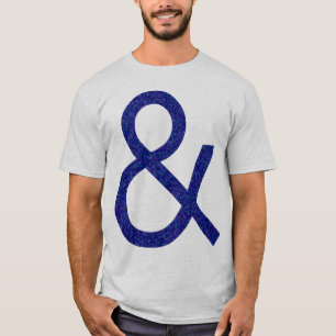 Ampersand - Tread Textured on Light T-Shirt