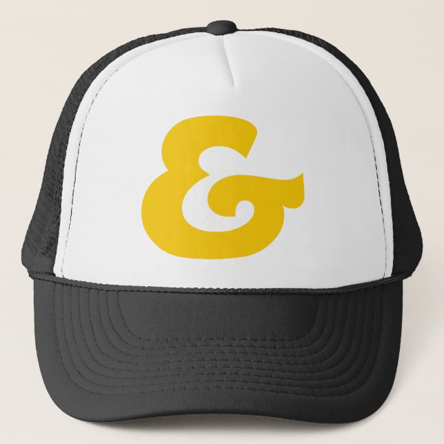 Ampersand Trucker Hat (Front)
