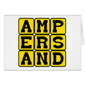 Ampersand, Type of Punctuation (Front Horizontal)