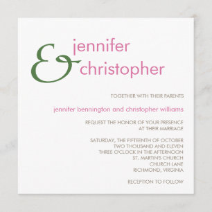 Ampersand :: Wedding Invitation