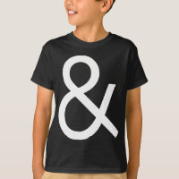 Ampersand - White on Black