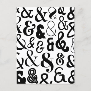 Ampersands Postcard