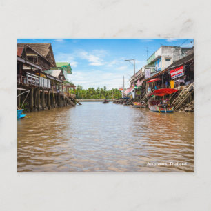 Amphawa, Thailand Postcard