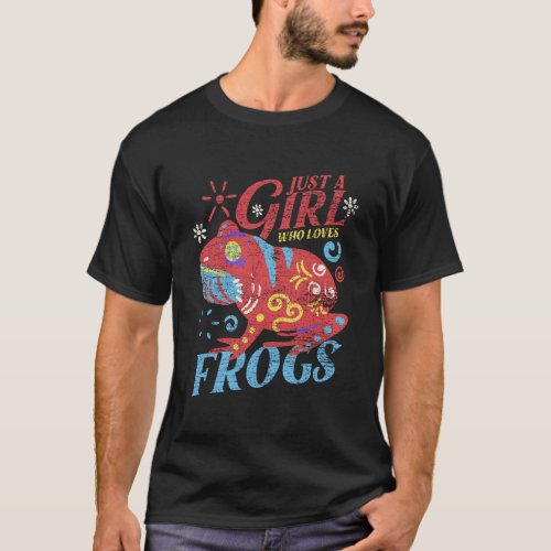 Amphibian Animal Lover Women Girls Kids Gift Frog T_Shirt
