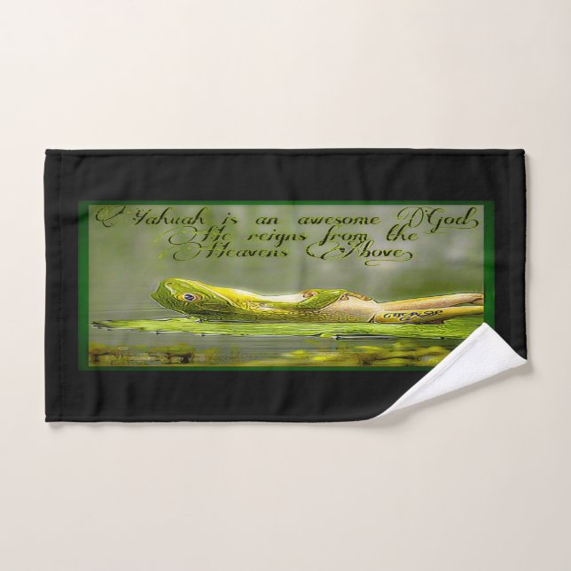 Amphibian Models: Frog Laze 01-02 Bath Towel Set (Hand Towel)