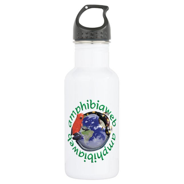 AmphibiaWeb High-def Waterbottle Stainless Steel Water Bottle (Front)