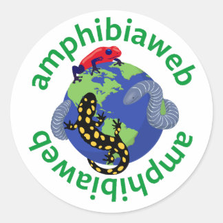 amphibiaweb logo sticker