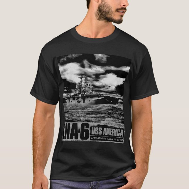 Amphibious assault ship America T-Shirt (Front)