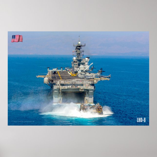 AMPHIBIOUS ASSAULT SHIP – LHD-8 POSTER (Front)