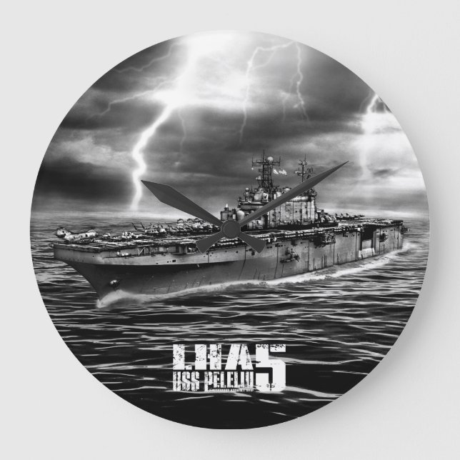 Amphibious assault ship Peleliu Aif wallclock (Front)