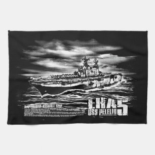 Amphibious assault ship Peleliu Dawsonsf kitchent Towel