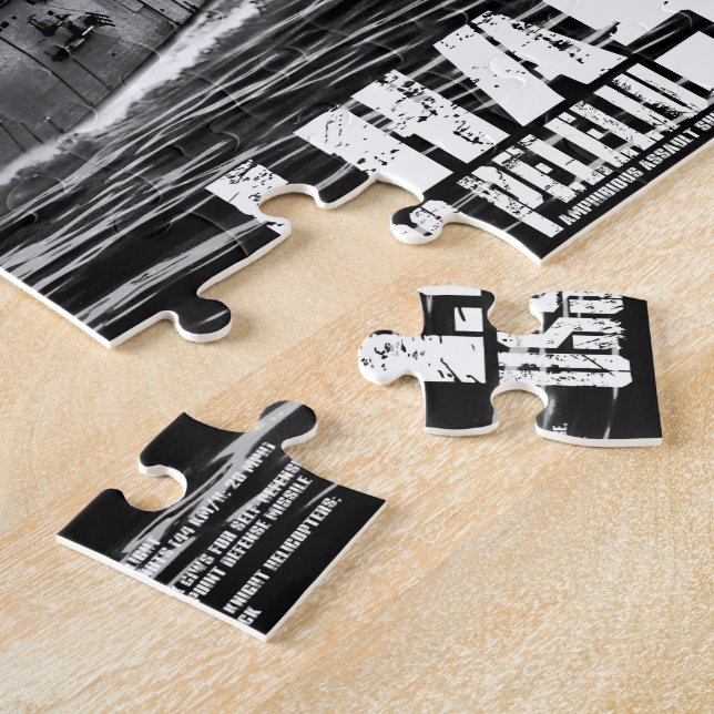 Amphibious assault ship Peleliu Fuji puzzle (Side)