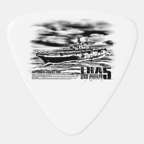 Amphibious assault ship Peleliu Groverallman guit Guitar Pick