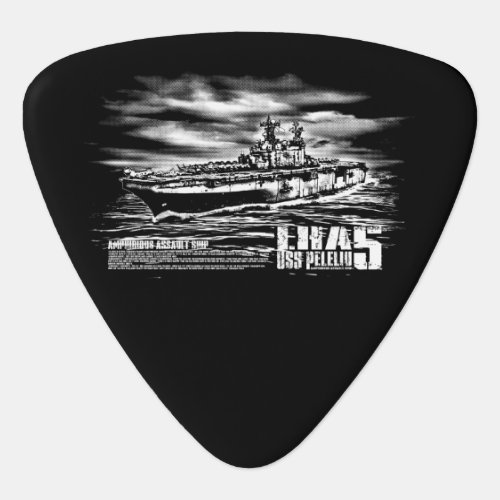 Amphibious assault ship Peleliu Groverallman guit Guitar Pick