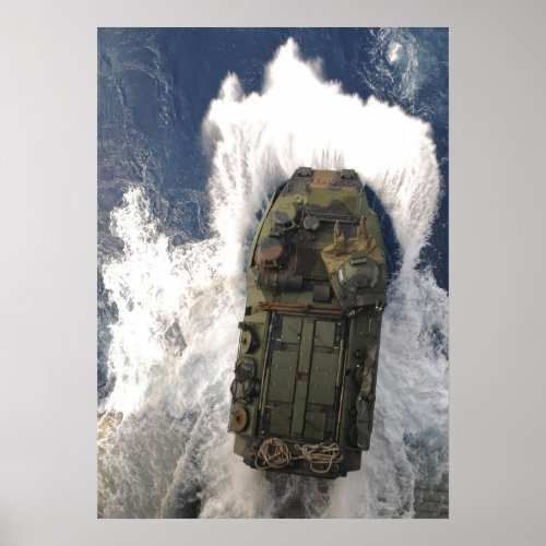 Amphibious Assault Vehicle Poster