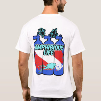 Amphibious Life Scuba Diving T-Shirt
