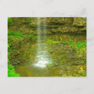 Amphitheater Falls, John Bryan State Park, Ohio Postcard