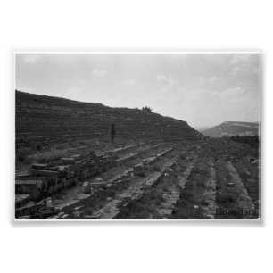 Amphitheater Limestone Quarry in the Crimea Photo Print