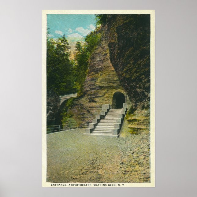 Amphitheatre Entrance View Poster (Front)
