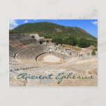 Amphitheatre In Ancient Ephesus- Modern Day Turkey Postcard at Zazzle