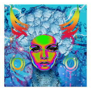 Amphitrite Glossy Poster