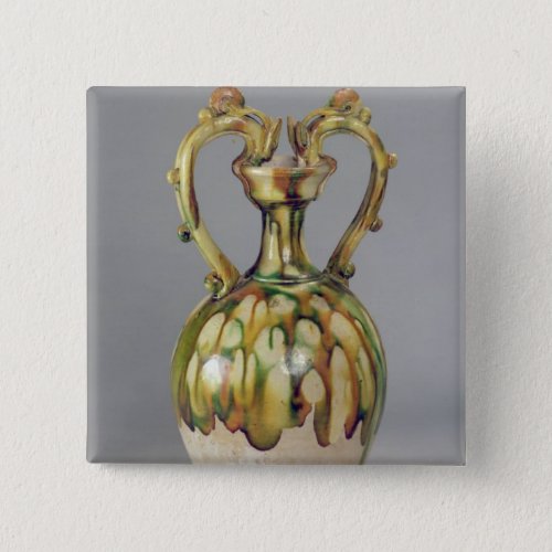 Amphora with handles in the form of dragon pinback button