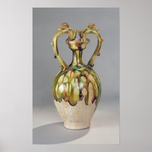 Amphora with handles in the form of dragon poster