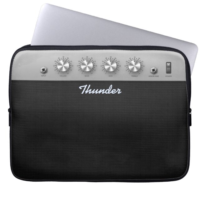 Amplificateur de guitare laptop sleeve (Front)