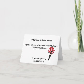 Amplified Note Card