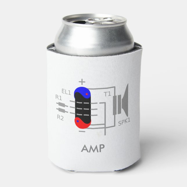 Amplifier Tube Can Cooler (Can Front)