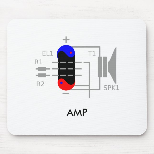 Amplifier Tube Mouse Pad (Front)
