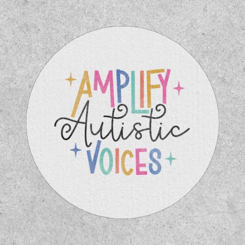 Amplify Autistic Voices Patch